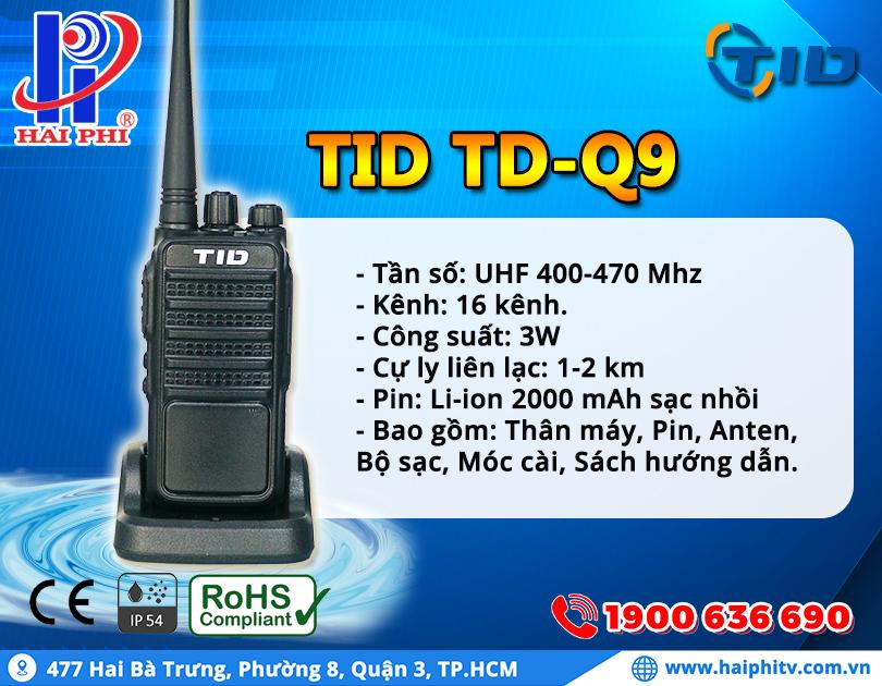 Bộ đàm cầm tay TID TD-Q9